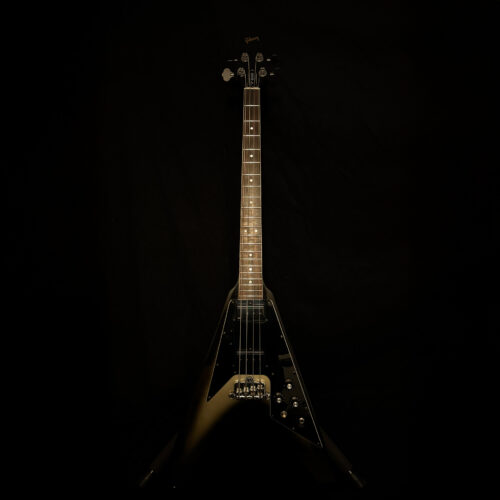 Rare 1981 Gibson Flying V Bass in Silverburst finish - Vintage 4-string electric bass guitar
